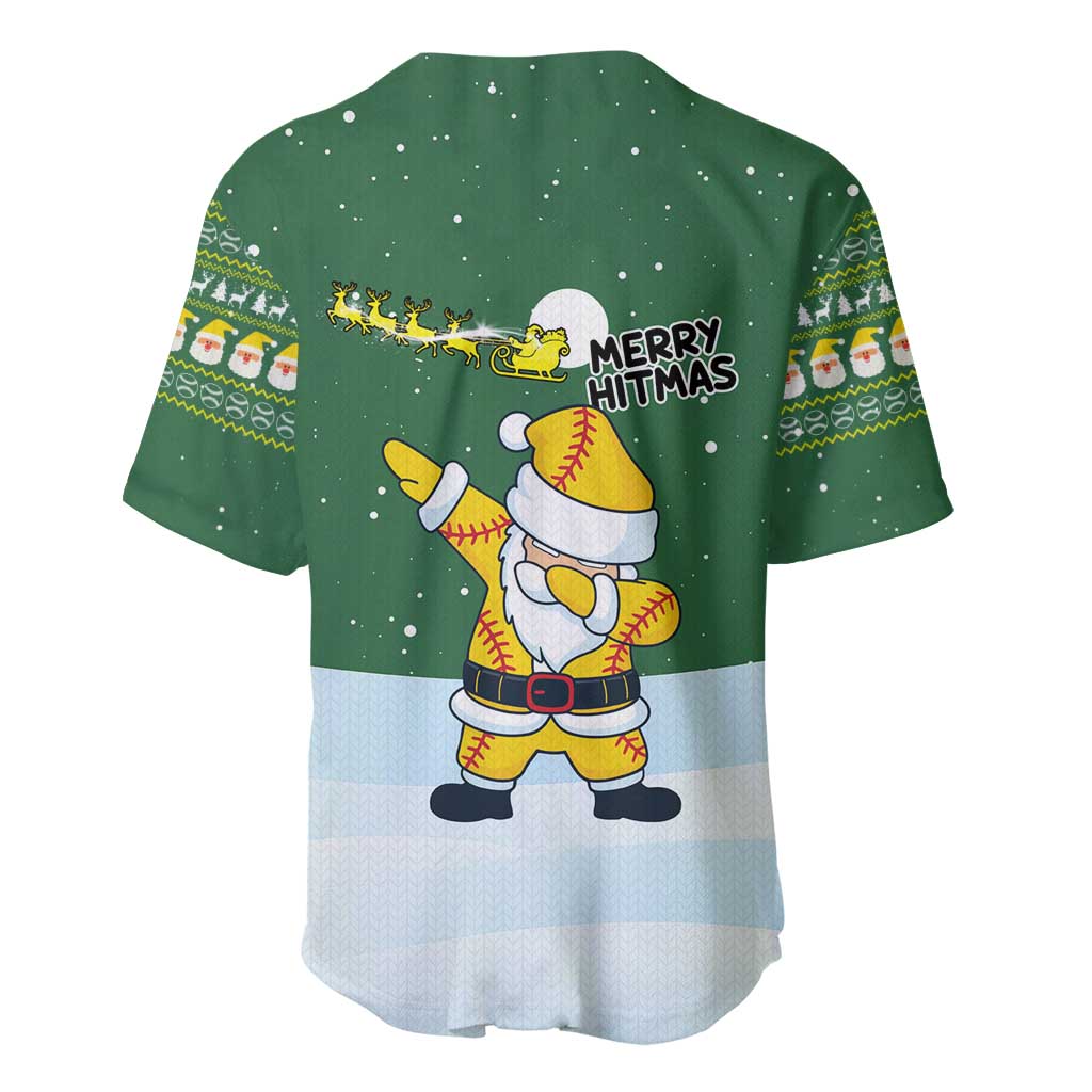 Merry Hitsmas Christmas Yall Christmas Baseball Jersey Xmas Holiday Patterns - Wonder Print Shop