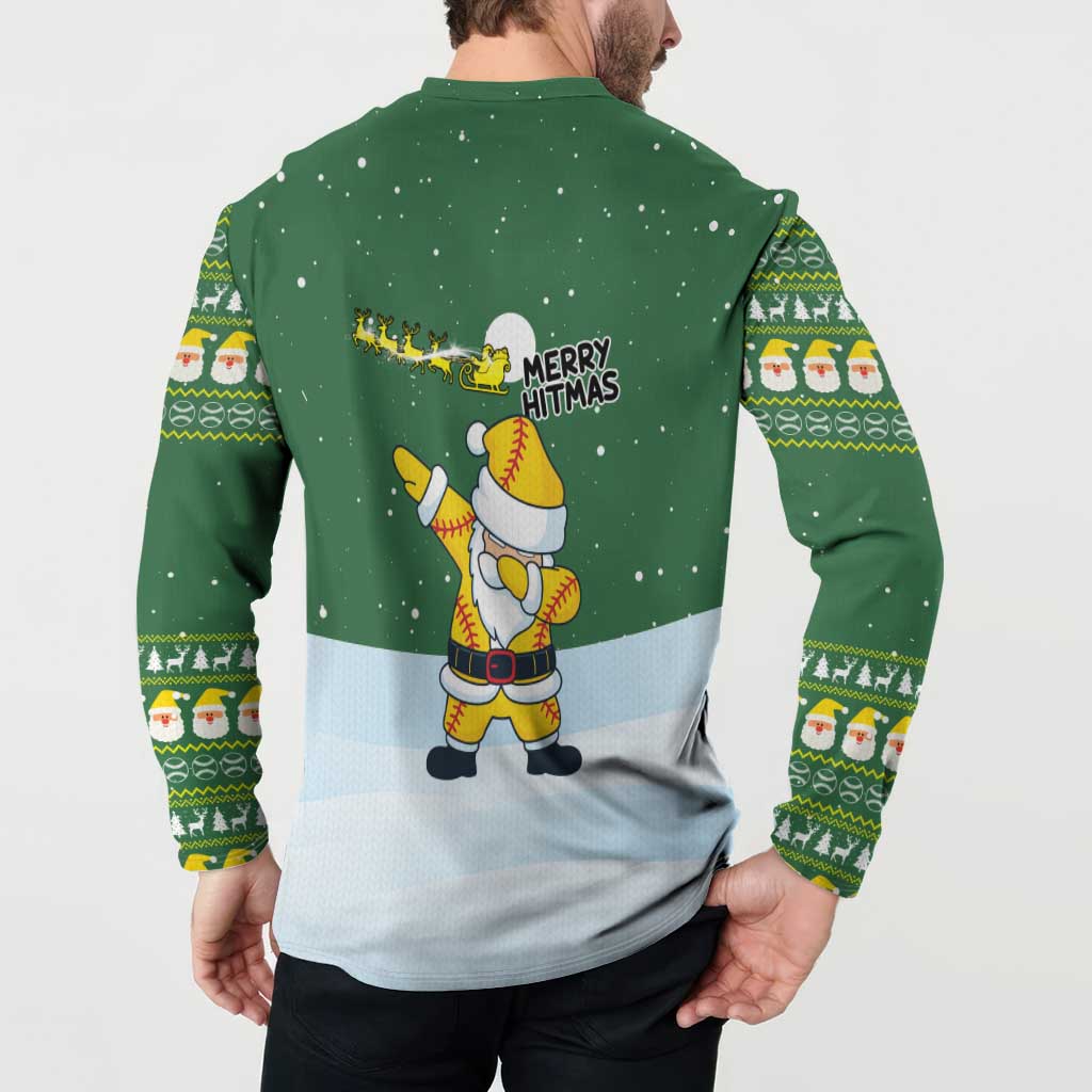 Merry Hitsmas Christmas Yall Christmas Button Sweatshirt Xmas Holiday Patterns - Wonder Print Shop