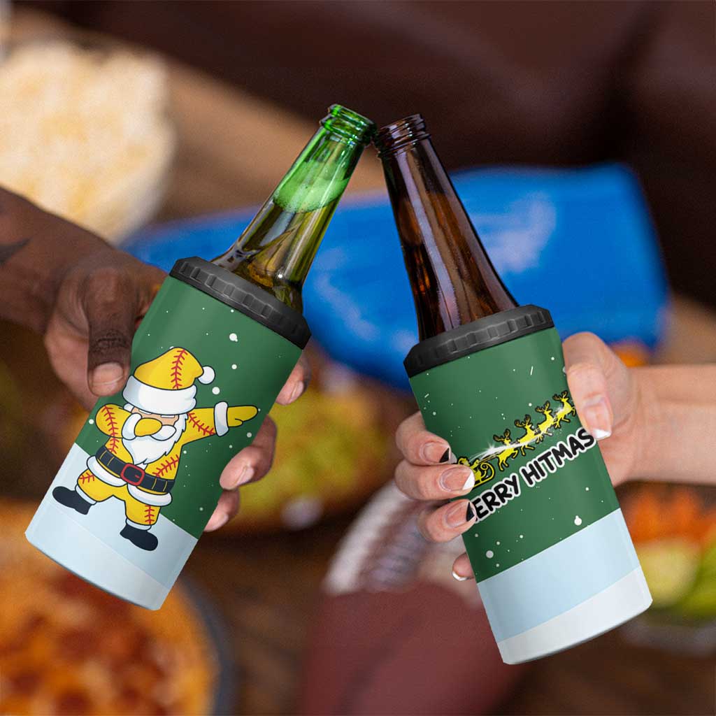 Merry Hitsmas Christmas Yall Christmas 4 in 1 Can Cooler Tumbler Xmas Holiday Patterns - Wonder Print Shop
