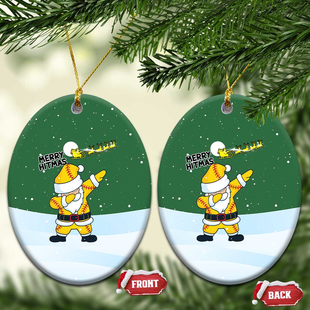 Merry Hitsmas Christmas Yall Christmas Ceramic Ornament Xmas Holiday Patterns - Wonder Print Shop
