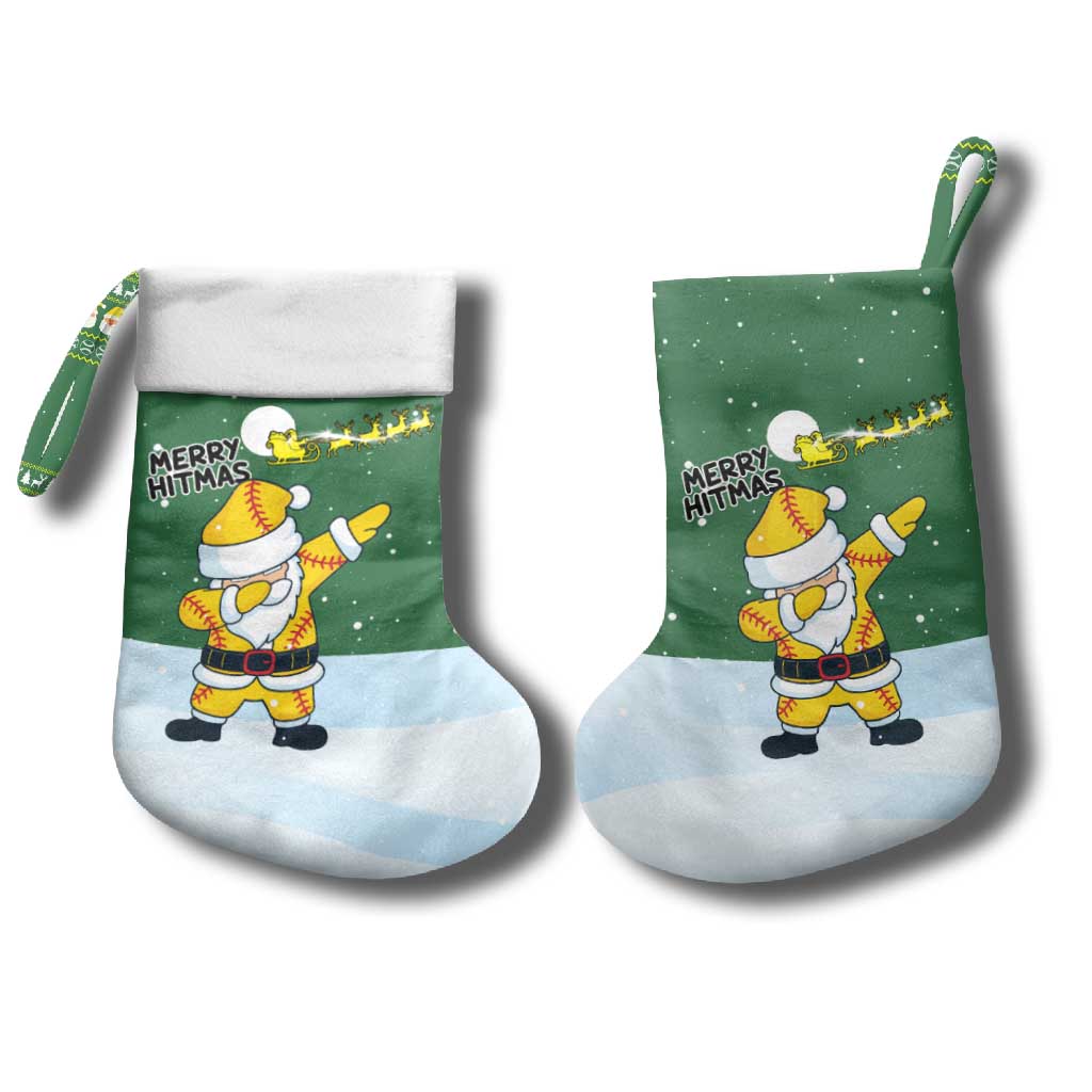 Merry Hitsmas Christmas Yall Christmas Stocking Xmas Holiday Patterns - Wonder Print Shop