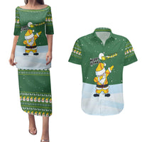 Merry Hitsmas Christmas Yall Christmas Couples Matching Puletasi and Hawaiian Shirt Xmas Holiday Patterns - Wonder Print Shop