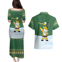 Merry Hitsmas Christmas Yall Christmas Couples Matching Puletasi and Hawaiian Shirt Xmas Holiday Patterns - Wonder Print Shop