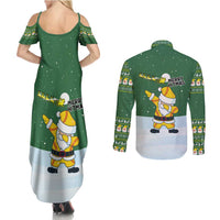 Merry Hitsmas Christmas Yall Christmas Couples Matching Summer Maxi Dress and Long Sleeve Button Shirt Xmas Holiday Patterns - Wonder Print Shop