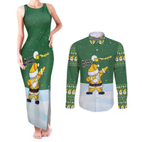 Merry Hitsmas Christmas Yall Christmas Couples Matching Tank Maxi Dress and Long Sleeve Button Shirt Xmas Holiday Patterns - Wonder Print Shop