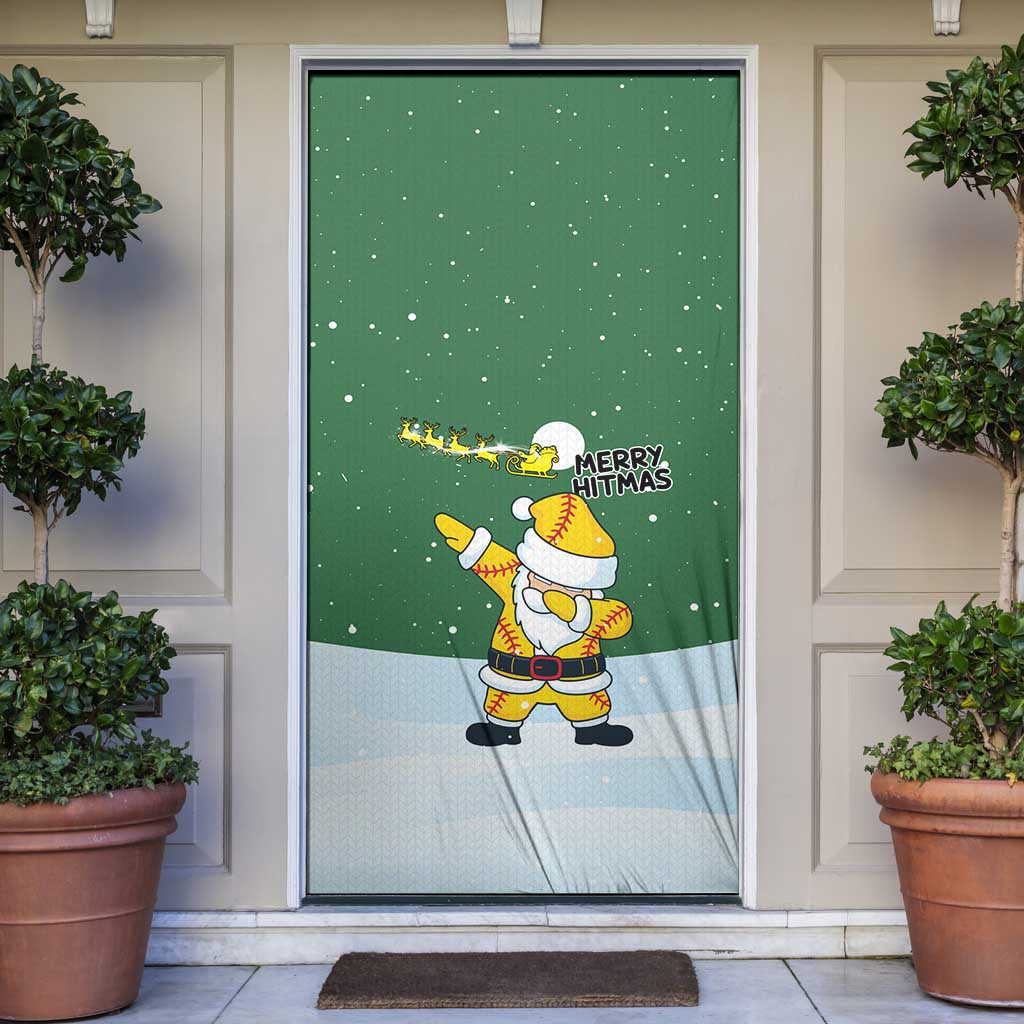 Merry Hitsmas Christmas Yall Christmas Door Cover Xmas Holiday Patterns - Wonder Print Shop