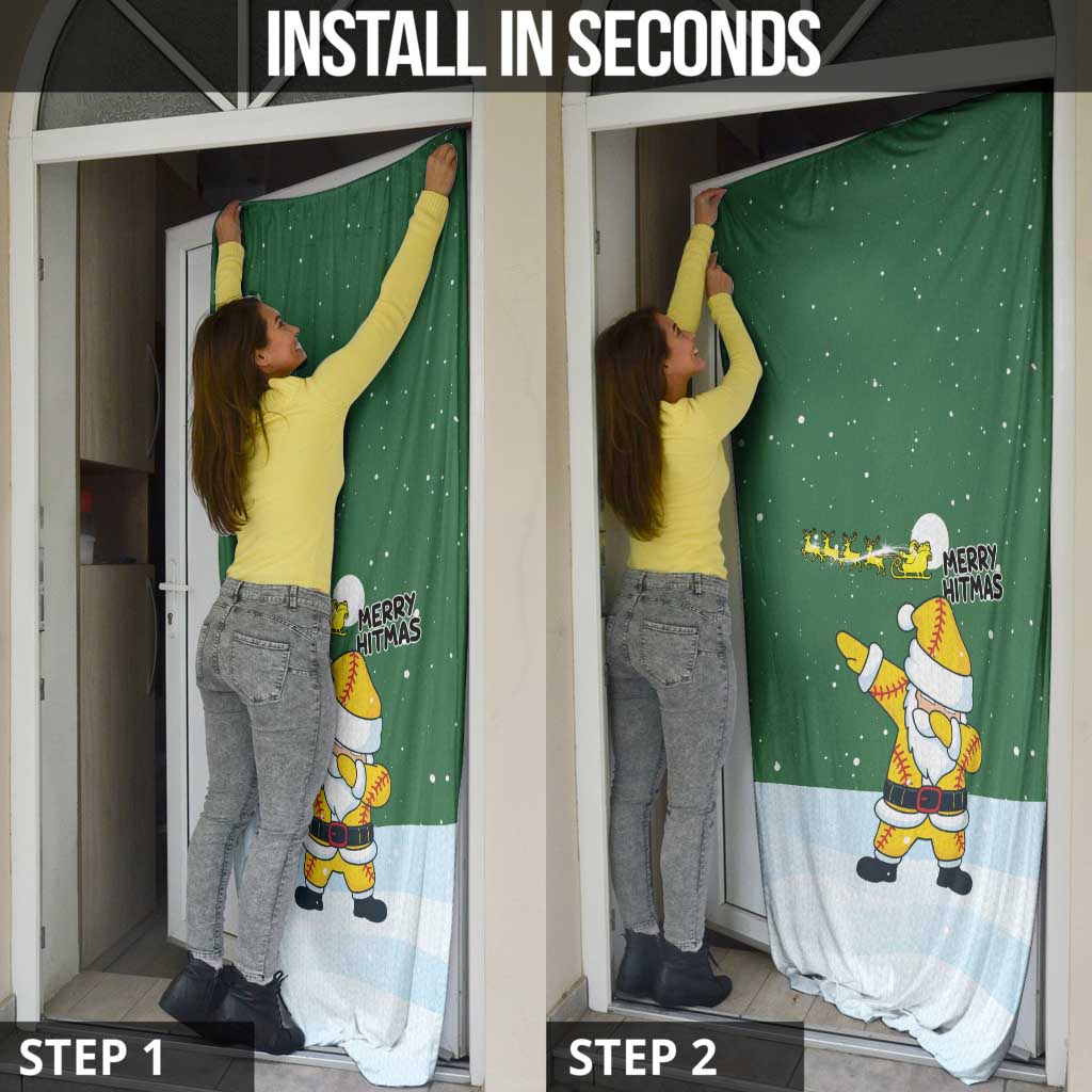 Merry Hitsmas Christmas Yall Christmas Door Cover Xmas Holiday Patterns - Wonder Print Shop