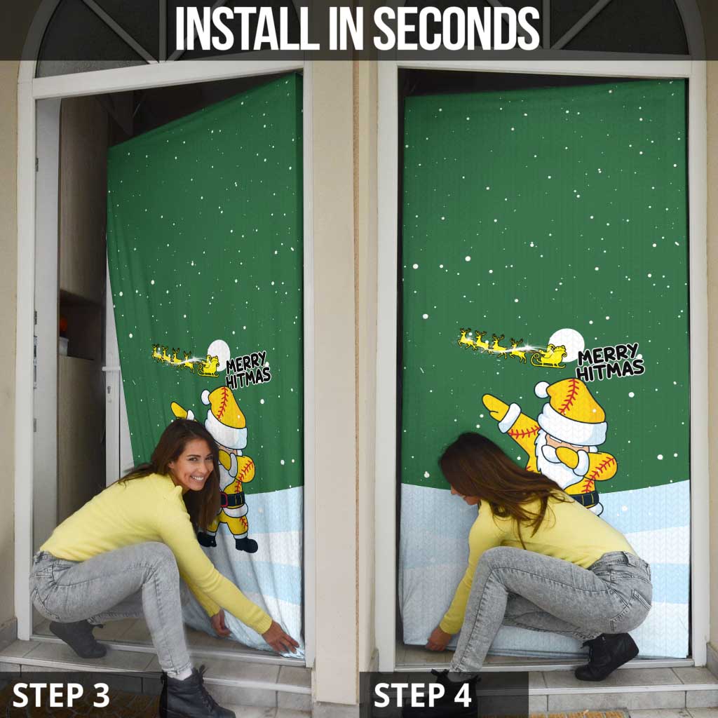 Merry Hitsmas Christmas Yall Christmas Door Cover Xmas Holiday Patterns - Wonder Print Shop