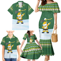 Merry Hitsmas Christmas Yall Christmas Family Matching Mermaid Dress and Hawaiian Shirt Xmas Holiday Patterns - Wonder Print Shop