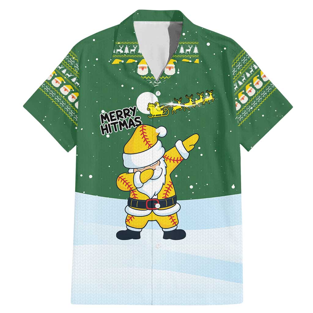 Merry Hitsmas Christmas Yall Christmas Family Matching Mermaid Dress and Hawaiian Shirt Xmas Holiday Patterns - Wonder Print Shop