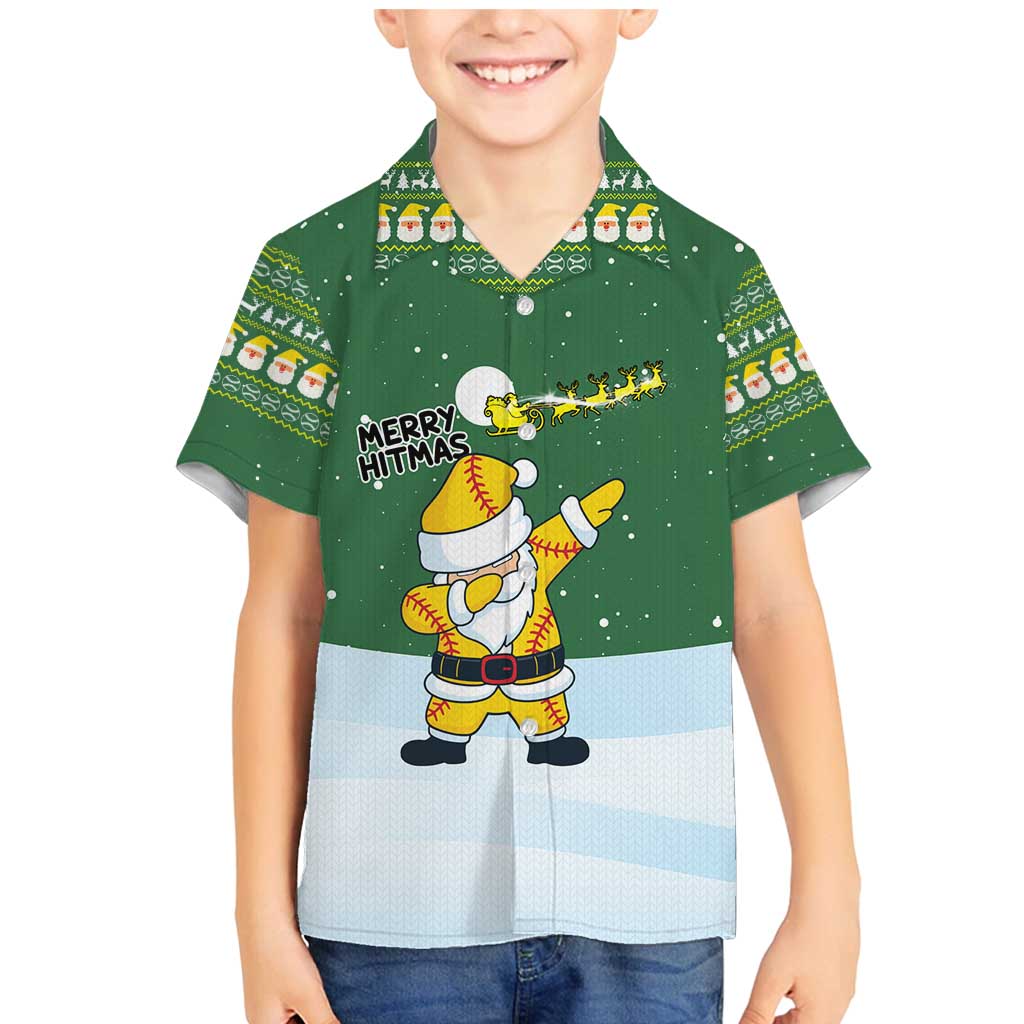 Merry Hitsmas Christmas Yall Christmas Family Matching Mermaid Dress and Hawaiian Shirt Xmas Holiday Patterns - Wonder Print Shop