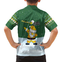 Merry Hitsmas Christmas Yall Christmas Family Matching Off The Shoulder Long Sleeve Dress and Hawaiian Shirt Xmas Holiday Patterns - Wonder Print Shop