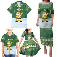Merry Hitsmas Christmas Yall Christmas Family Matching Puletasi and Hawaiian Shirt Xmas Holiday Patterns - Wonder Print Shop