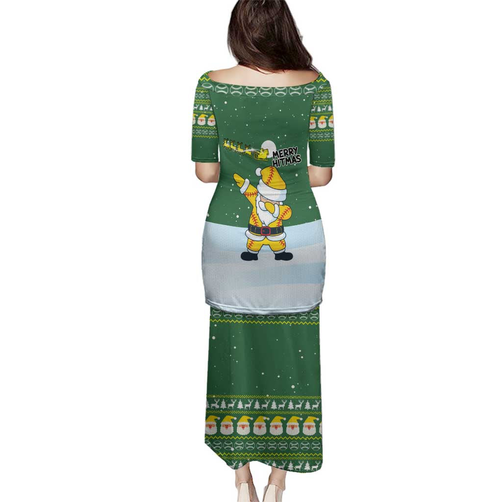 Merry Hitsmas Christmas Yall Christmas Family Matching Puletasi and Hawaiian Shirt Xmas Holiday Patterns - Wonder Print Shop