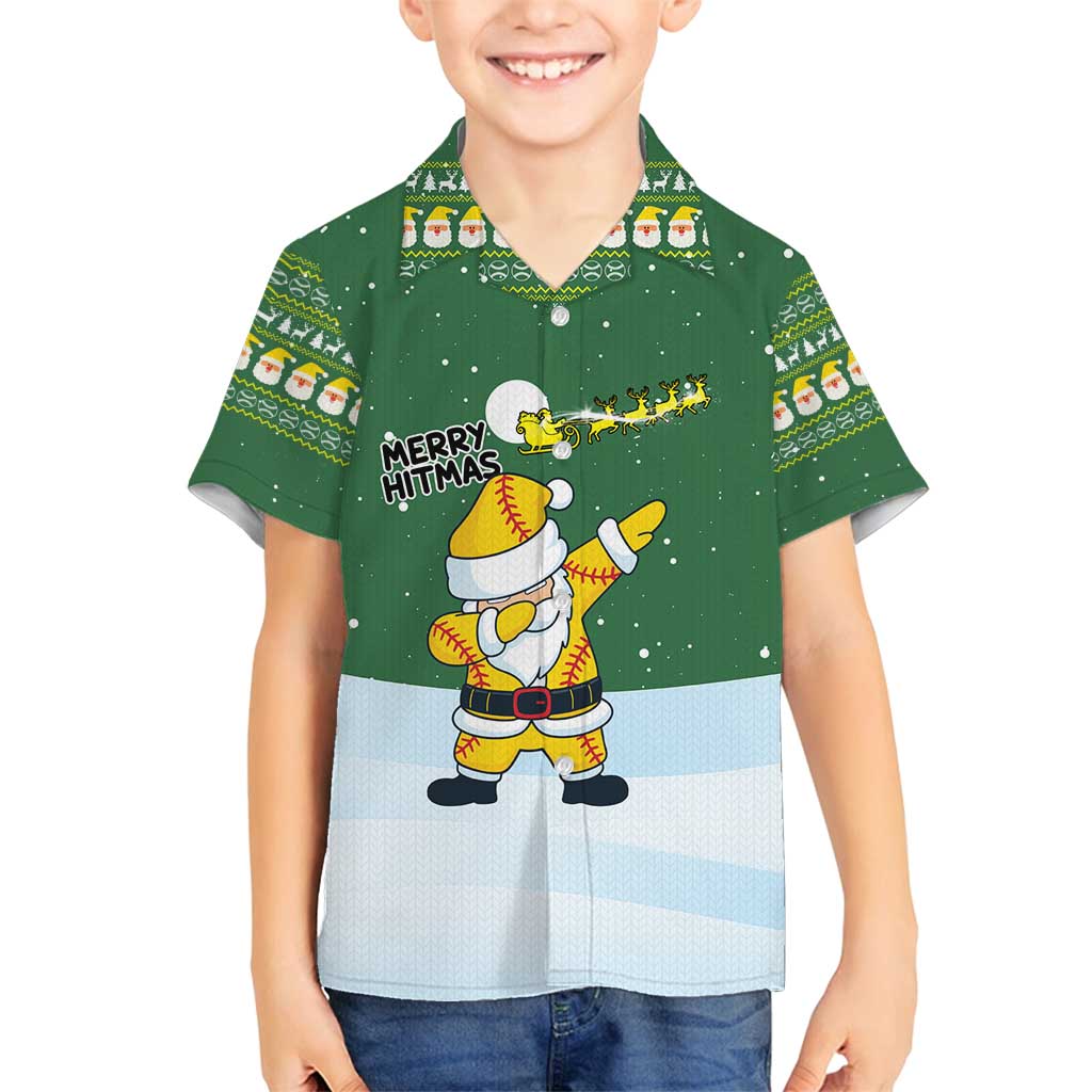 Merry Hitsmas Christmas Yall Christmas Family Matching Summer Maxi Dress and Hawaiian Shirt Xmas Holiday Patterns - Wonder Print Shop