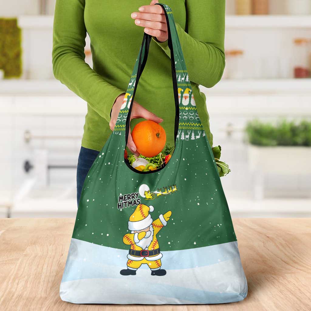 Merry Hitsmas Christmas Yall Christmas Grocery Bag Xmas Holiday Patterns - Wonder Print Shop