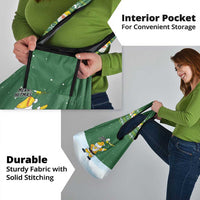 Merry Hitsmas Christmas Yall Christmas Grocery Bag Xmas Holiday Patterns - Wonder Print Shop