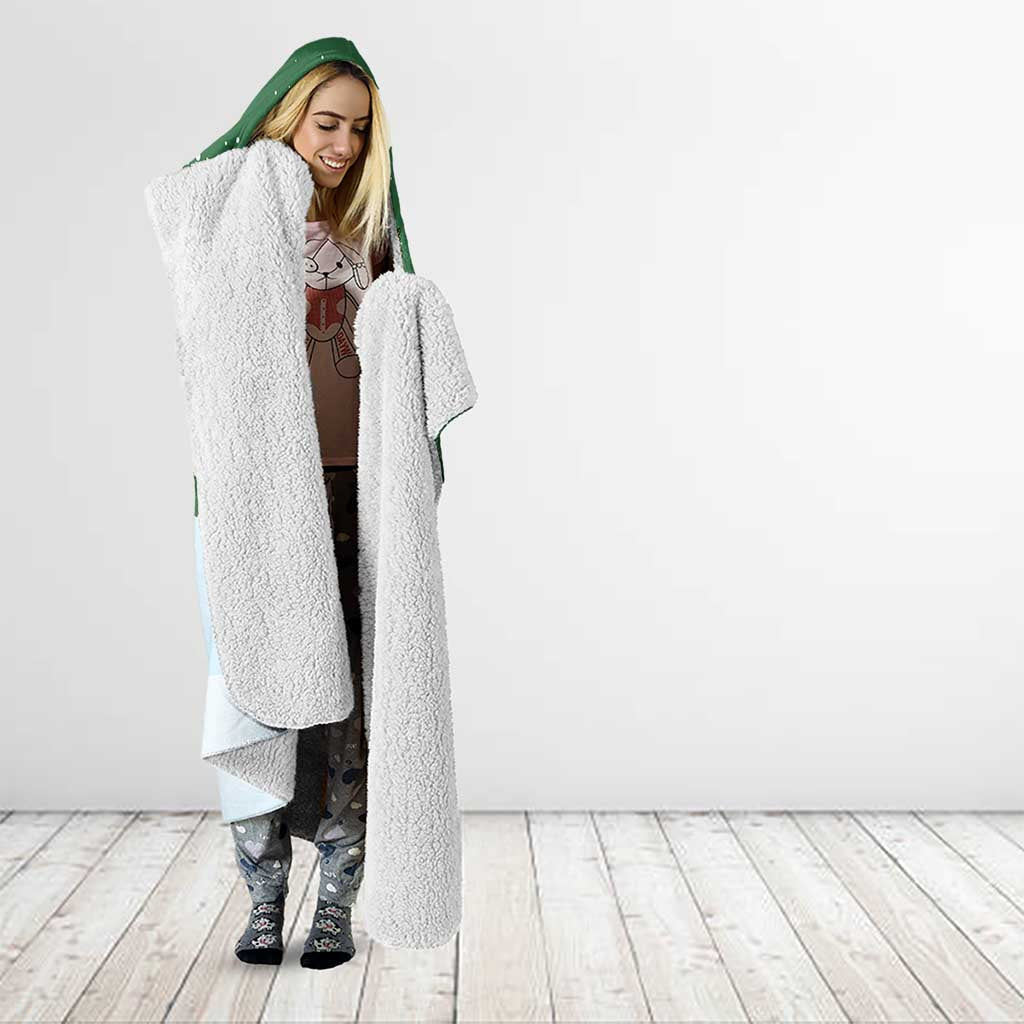 Merry Hitsmas Christmas Yall Christmas Hooded Blanket Xmas Holiday Patterns - Wonder Print Shop