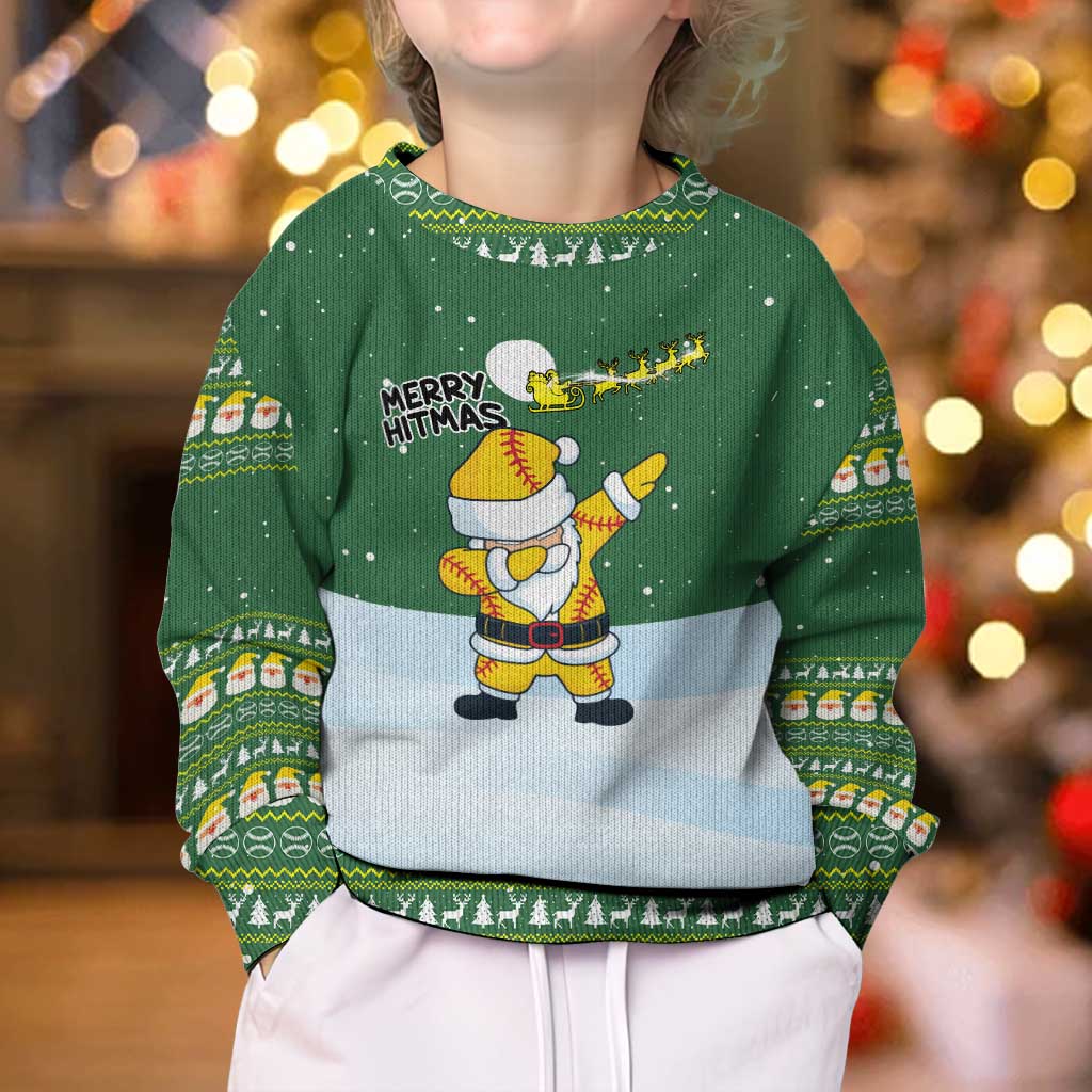 Merry Hitsmas Christmas Yall Christmas Kid Ugly Christmas Sweater Xmas Holiday Patterns - Wonder Print Shop