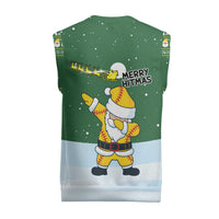 Merry Hitsmas Christmas Yall Christmas Knitted V-Neck Vest Xmas Holiday Patterns - Wonder Print Shop