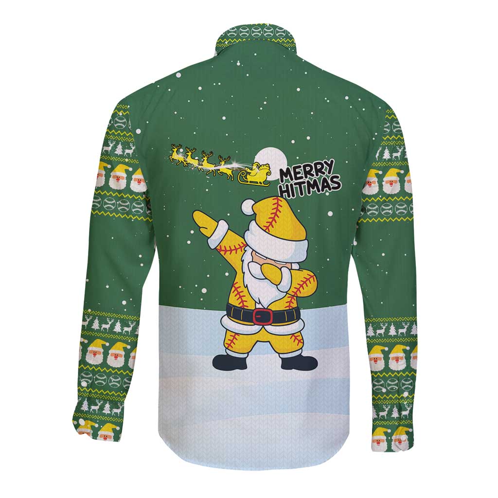 Merry Hitsmas Christmas Yall Christmas Long Sleeve Button Shirt Xmas Holiday Patterns - Wonder Print Shop
