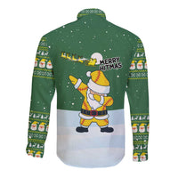 Merry Hitsmas Christmas Yall Christmas Long Sleeve Button Shirt Xmas Holiday Patterns - Wonder Print Shop