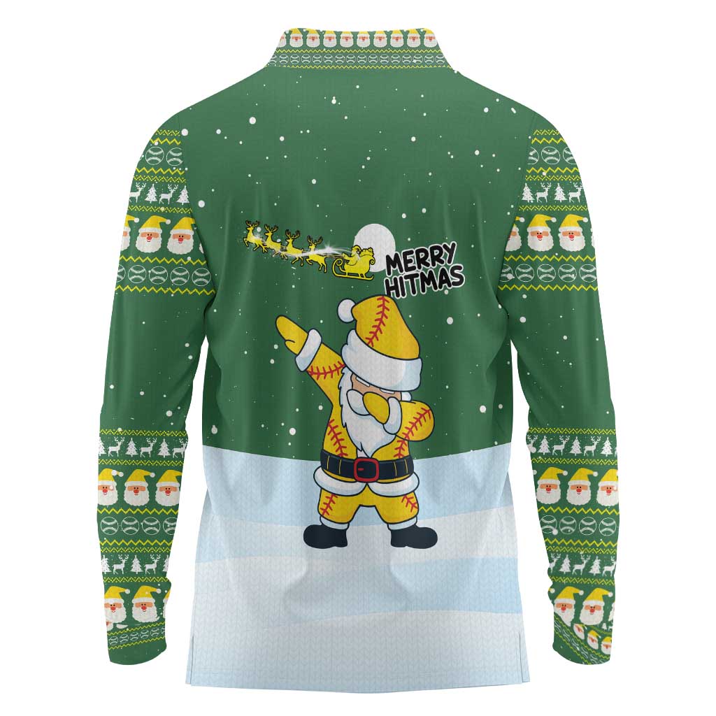 Merry Hitsmas Christmas Yall Christmas Long Sleeve Polo Shirt Xmas Holiday Patterns - Wonder Print Shop