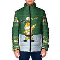 Merry Hitsmas Christmas Yall Christmas Padded Jacket Xmas Holiday Patterns - Wonder Print Shop