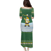 Merry Hitsmas Christmas Yall Christmas Puletasi Xmas Holiday Patterns - Wonder Print Shop