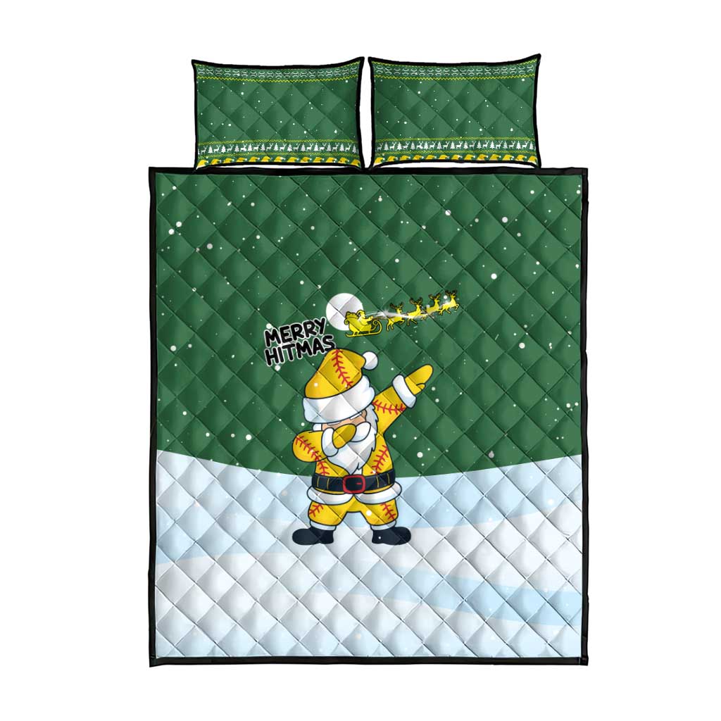 Merry Hitsmas Christmas Yall Christmas Quilt Bed Set Xmas Holiday Patterns - Wonder Print Shop