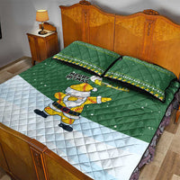 Merry Hitsmas Christmas Yall Christmas Quilt Bed Set Xmas Holiday Patterns - Wonder Print Shop