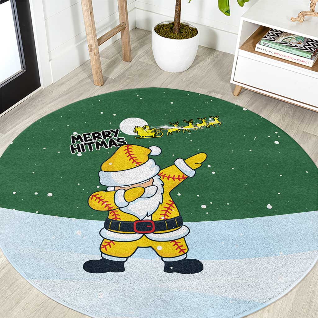 Merry Hitsmas Christmas Yall Christmas Round Carpet Xmas Holiday Patterns - Wonder Print Shop