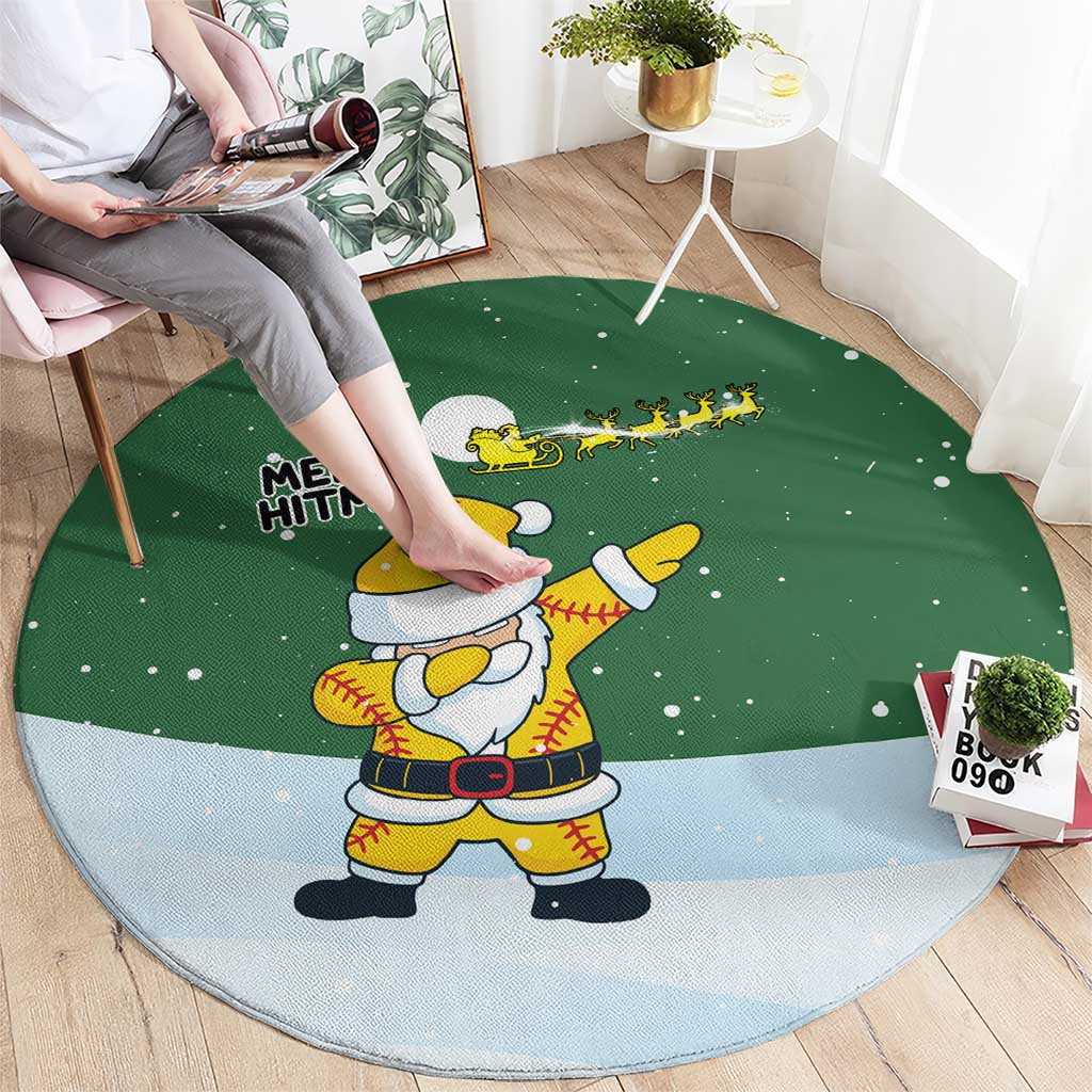 Merry Hitsmas Christmas Yall Christmas Round Carpet Xmas Holiday Patterns - Wonder Print Shop