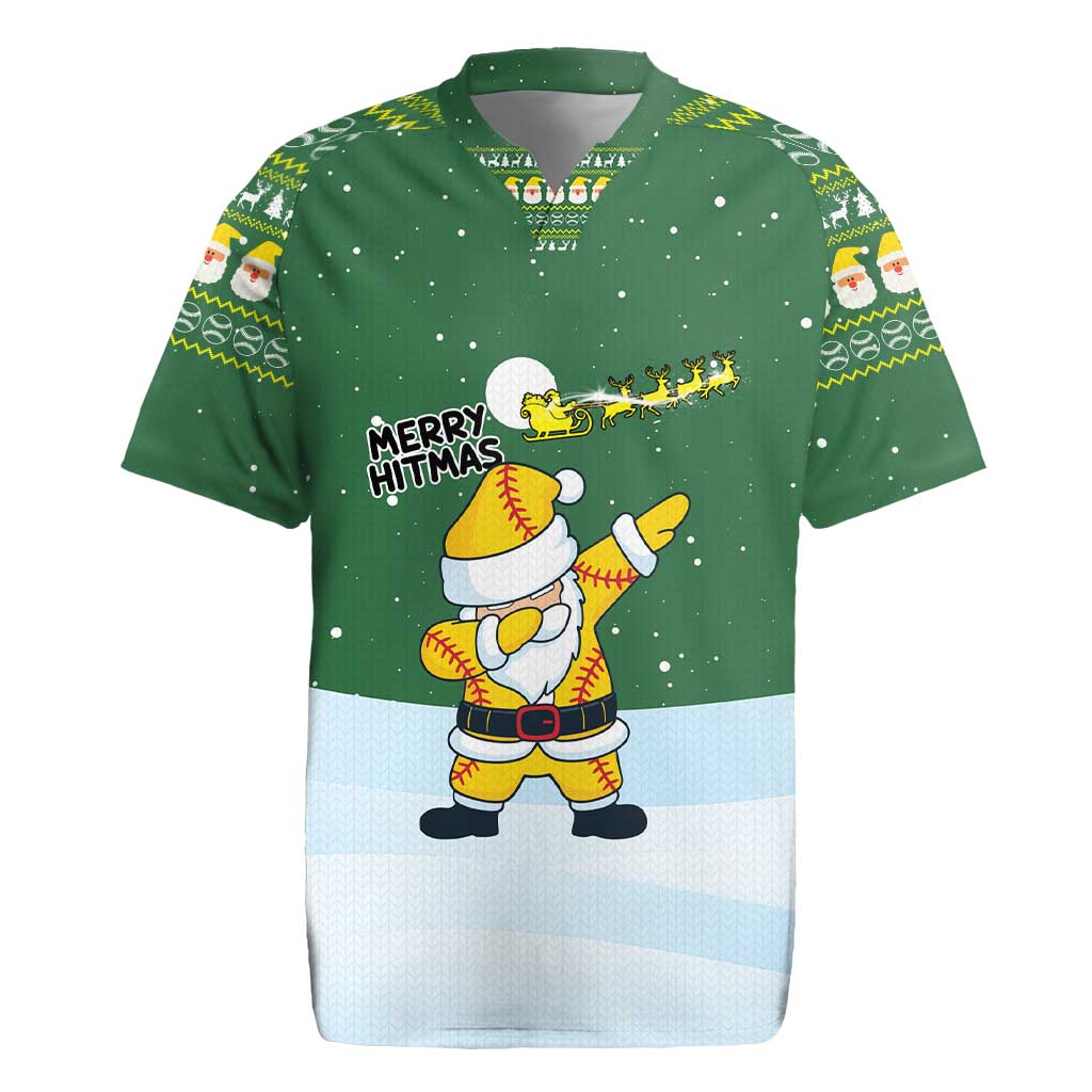 Merry Hitsmas Christmas Yall Christmas Rugby Jersey Xmas Holiday Patterns - Wonder Print Shop