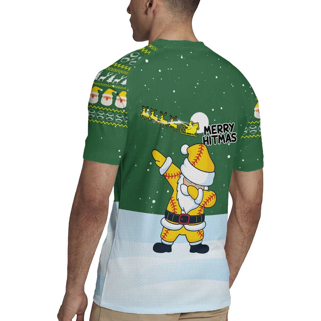 Merry Hitsmas Christmas Yall Christmas Rugby Jersey Xmas Holiday Patterns - Wonder Print Shop