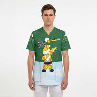 Merry Hitsmas Christmas Yall Christmas Scrub Top Xmas Holiday Patterns - Wonder Print Shop