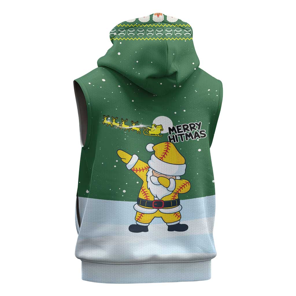 Merry Hitsmas Christmas Yall Christmas Sleeveless Zip Hoodie Xmas Holiday Patterns - Wonder Print Shop