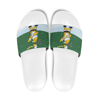 Merry Hitsmas Christmas Yall Christmas Slide Sandals Xmas Holiday Patterns - Wonder Print Shop