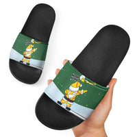 Merry Hitsmas Christmas Yall Christmas Slide Sandals Xmas Holiday Patterns - Wonder Print Shop