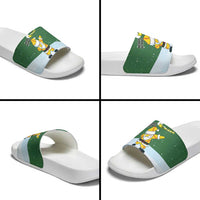 Merry Hitsmas Christmas Yall Christmas Slide Sandals Xmas Holiday Patterns - Wonder Print Shop