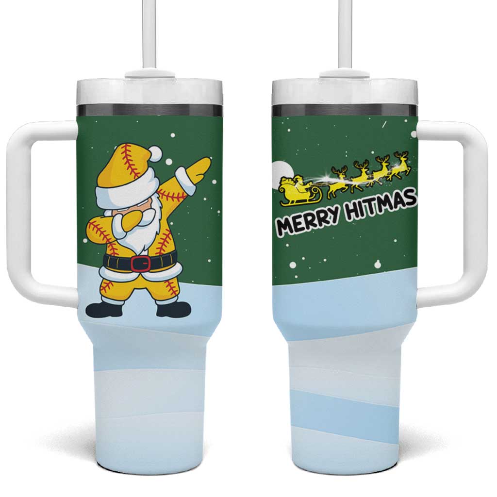 Merry Hitsmas Christmas Yall Christmas Tumbler With Handle Xmas Holiday Patterns - Wonder Print Shop