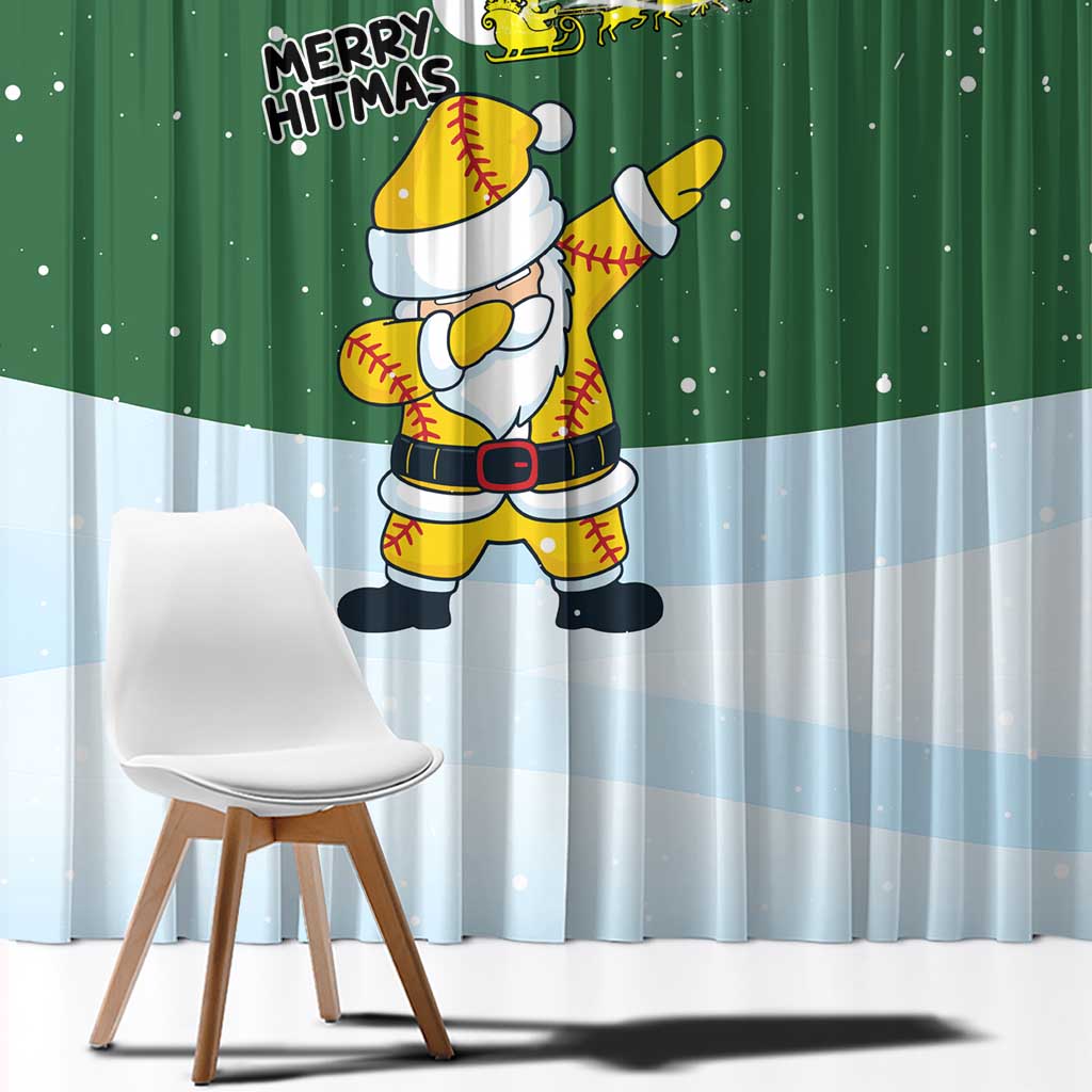 Merry Hitsmas Christmas Yall Christmas Window Curtain Xmas Holiday Patterns - Wonder Print Shop