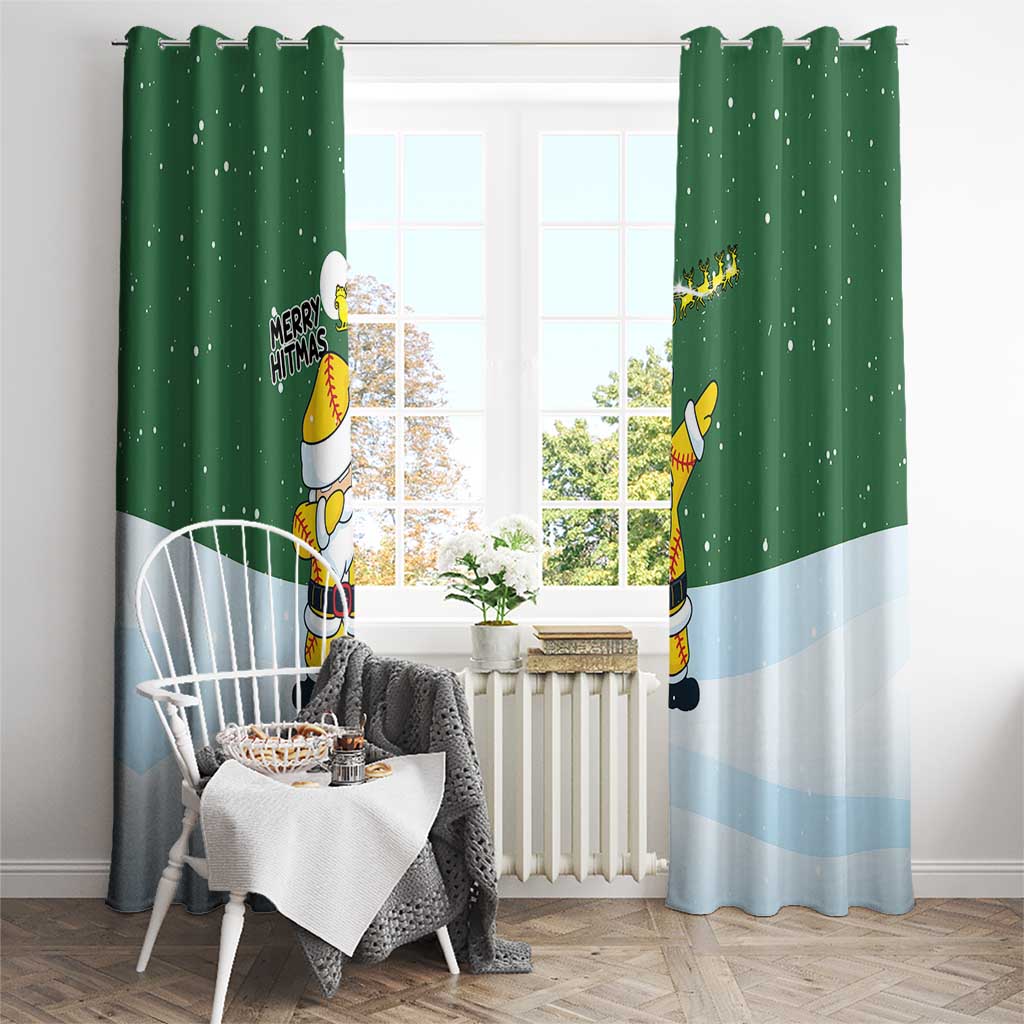 Merry Hitsmas Christmas Yall Christmas Window Curtain Xmas Holiday Patterns - Wonder Print Shop
