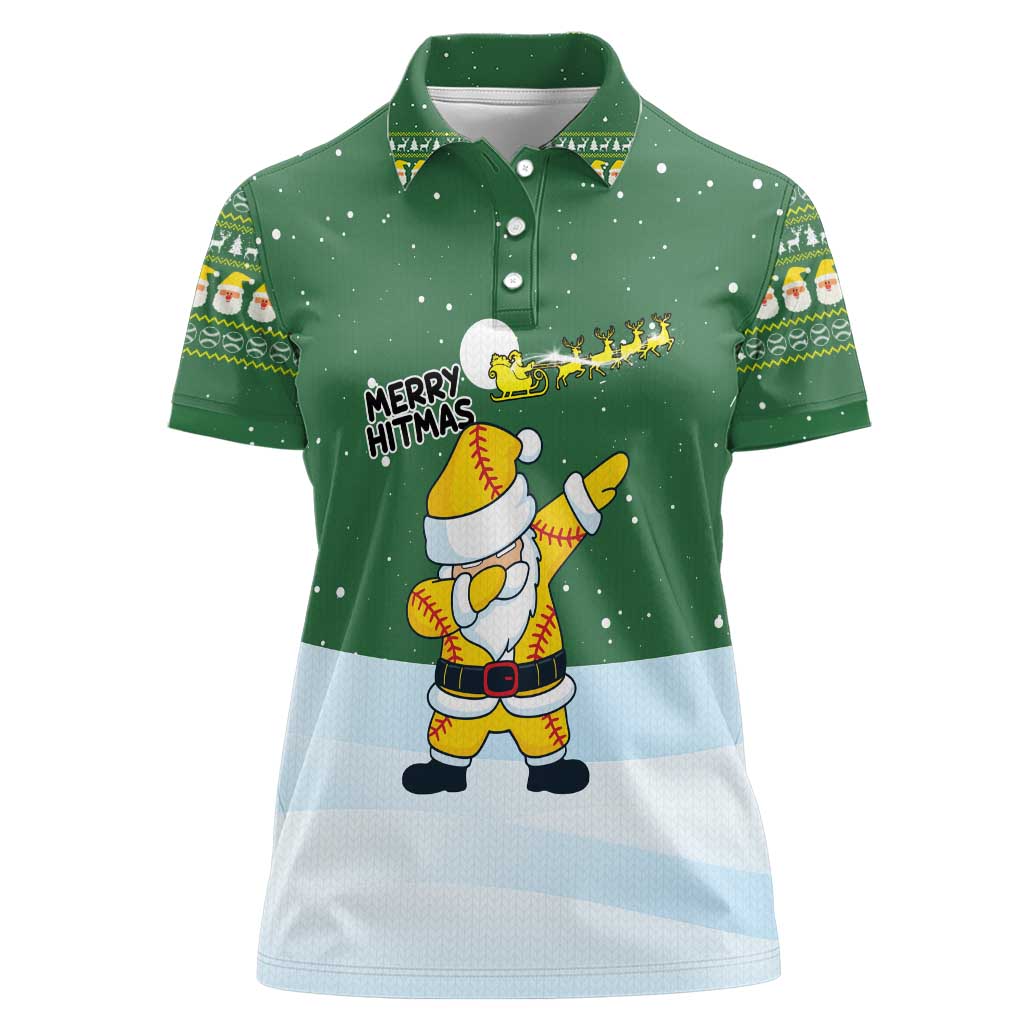 Merry Hitsmas Christmas Yall Christmas Women Polo Shirt Xmas Holiday Patterns - Wonder Print Shop