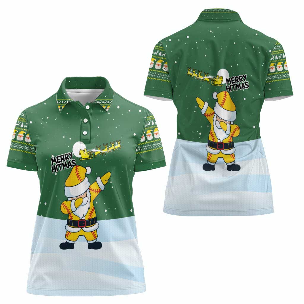 Merry Hitsmas Christmas Yall Christmas Women Polo Shirt Xmas Holiday Patterns - Wonder Print Shop