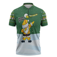 Merry Hitsmas Christmas Yall Christmas Zipper Polo Shirt Xmas Holiday Patterns - Wonder Print Shop