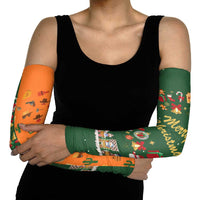 Merry Kiss My Texas Christmas Arm Sleeves Xmas Holiday Patterns - Wonder Print Shop