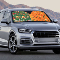 Merry Kiss My Texas Christmas Auto Sun Shade Xmas Holiday Patterns - Wonder Print Shop