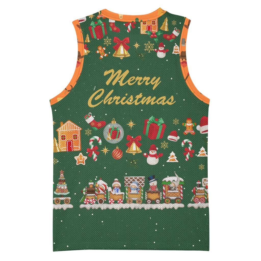 Merry Kiss My Texas Christmas Basketball Jersey Xmas Holiday Patterns - Wonder Print Shop