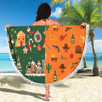 Merry Kiss My Texas Christmas Beach Blanket Xmas Holiday Patterns - Wonder Print Shop